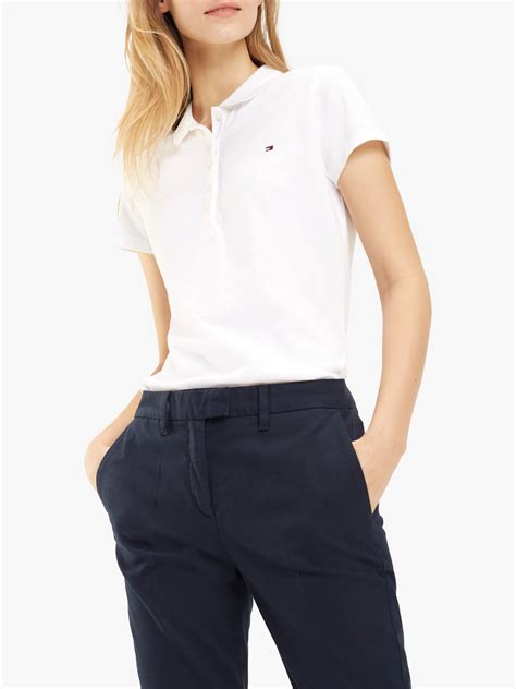 tommy hilfiger poloshirt damen|women's short sleeve polo shirt.